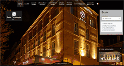 Desktop Screenshot of hotel-saintchristophe.com
